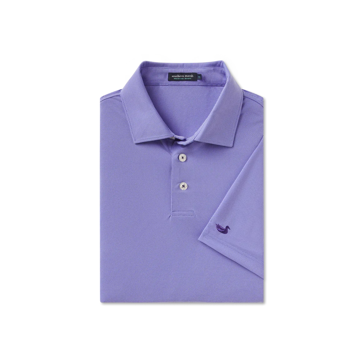 SOUTHERN MARSH COLLECTION Men's Polo INDIGO / S Southern Marsh Varsity Performance Polo || David's Clothing PVSPIND