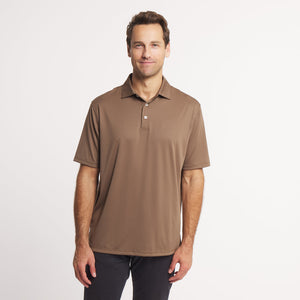 SOUTHERN MARSH COLLECTION Men's Polo STONE BROWN / S Southern Marsh Ballycastle Performance Polo PBCPSTN