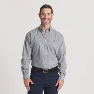 SOUTHERN MARSH COLLECTION Men's Sport Shirt Southern Marsh Dyer Performance Gingham Dress Shirt