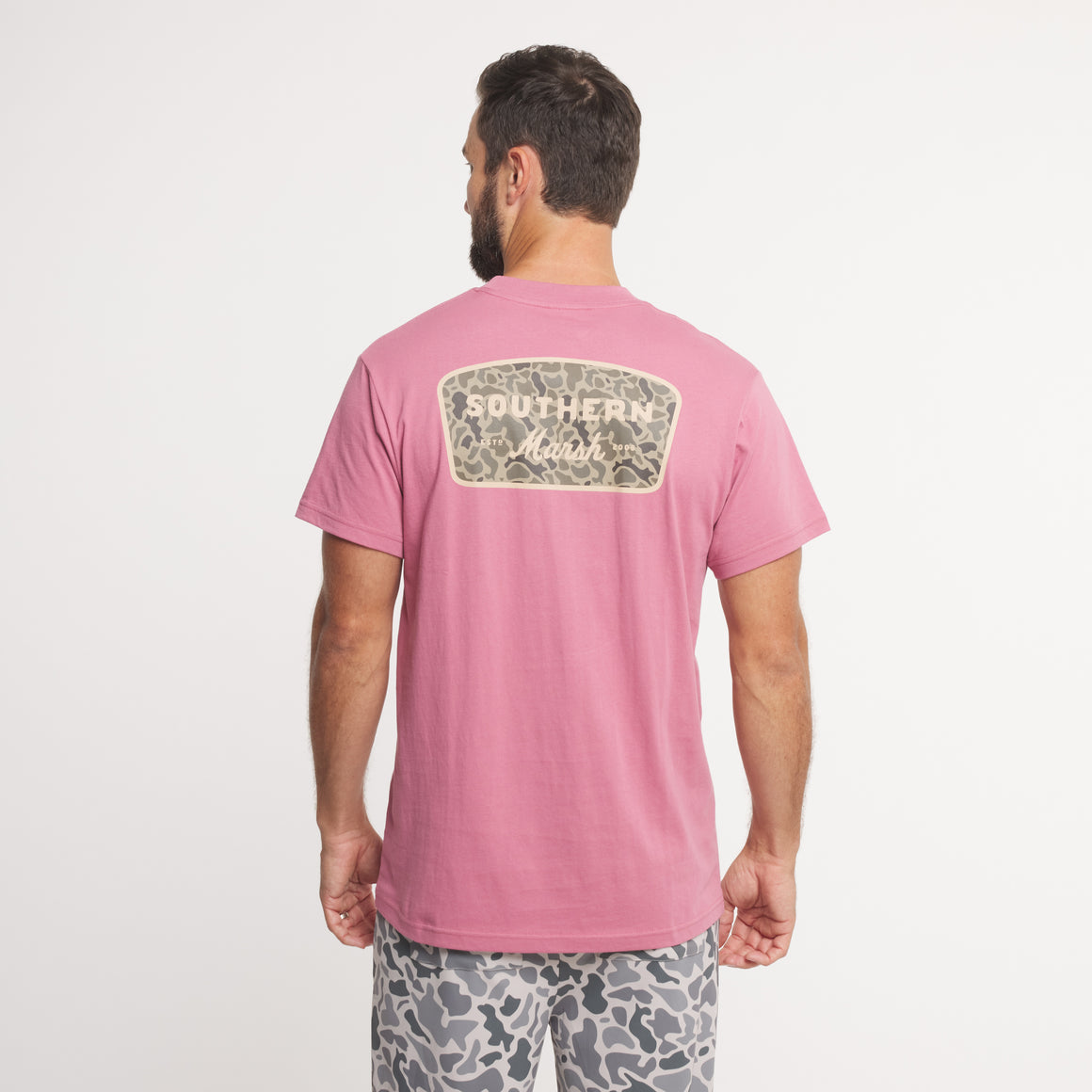 SOUTHERN MARSH COLLECTION Men's Tees Southern Marsh Branding - Retro Camo Tee