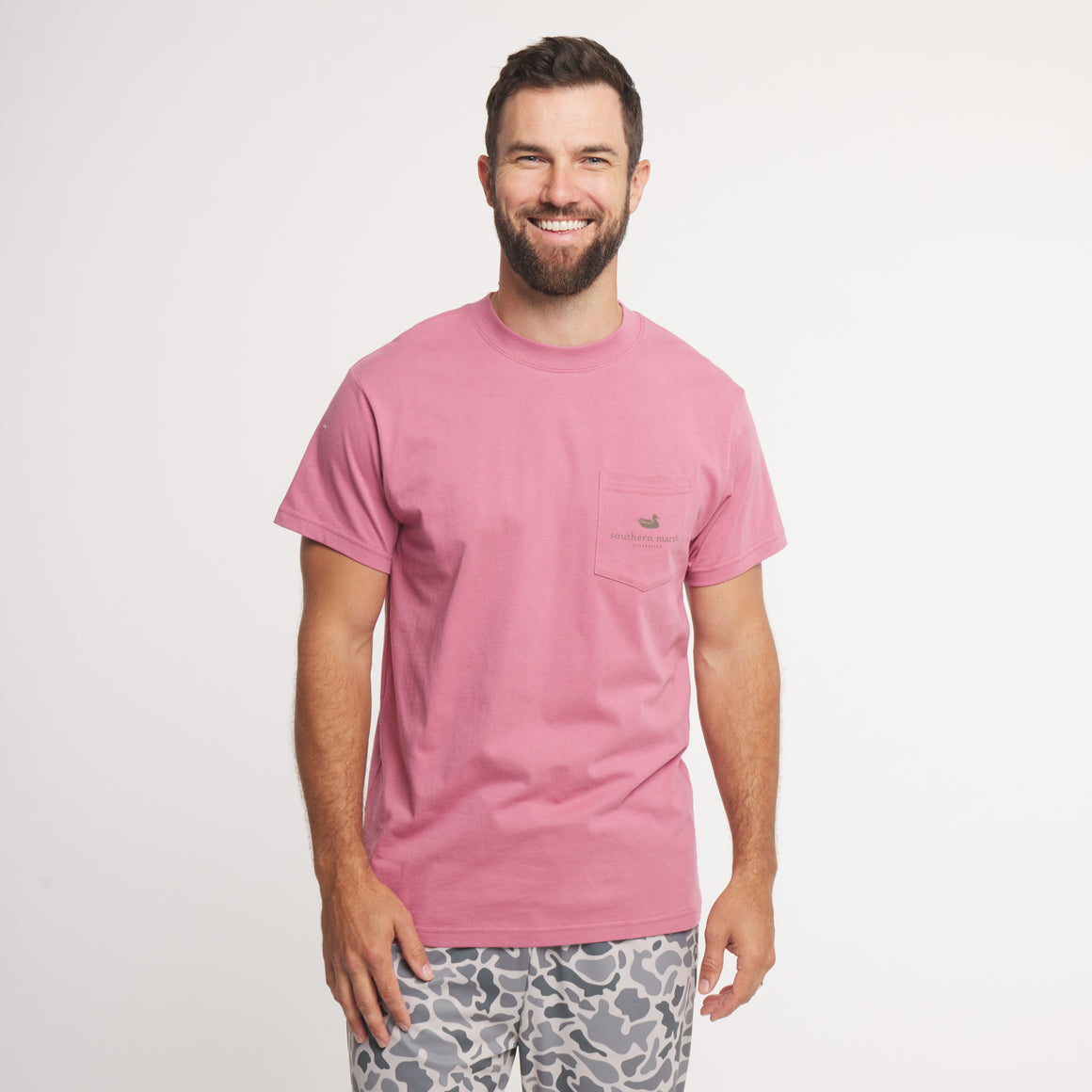 SOUTHERN MARSH COLLECTION Men's Tees Southern Marsh Branding - Retro Camo Tee
