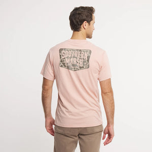 SOUTHERN MARSH COLLECTION Men's Tees Southern Marsh SEAWASH™ Tee - Branding - Camo Shield