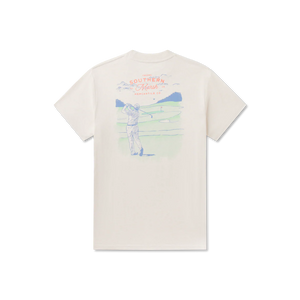 SOUTHERN MARSH COLLECTION Men's Tees WAHSED PEBBLE / S Southern Marsh Pin High Tee AAGSWPB