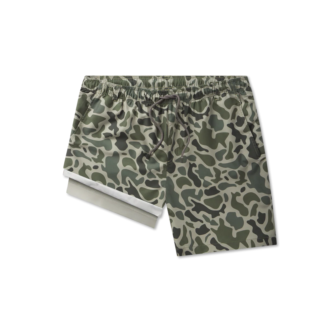 SOUTHERN MARSH COLLECTION Mens Shorts Southern Marsh La Costa Lined Swim Trunk - Camo