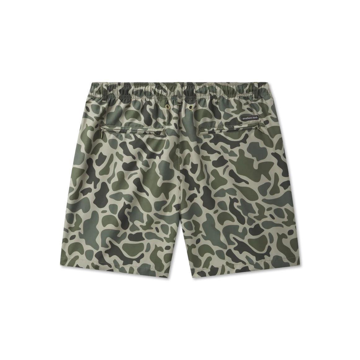 SOUTHERN MARSH COLLECTION Mens Shorts Southern Marsh La Costa Lined Swim Trunk - Camo