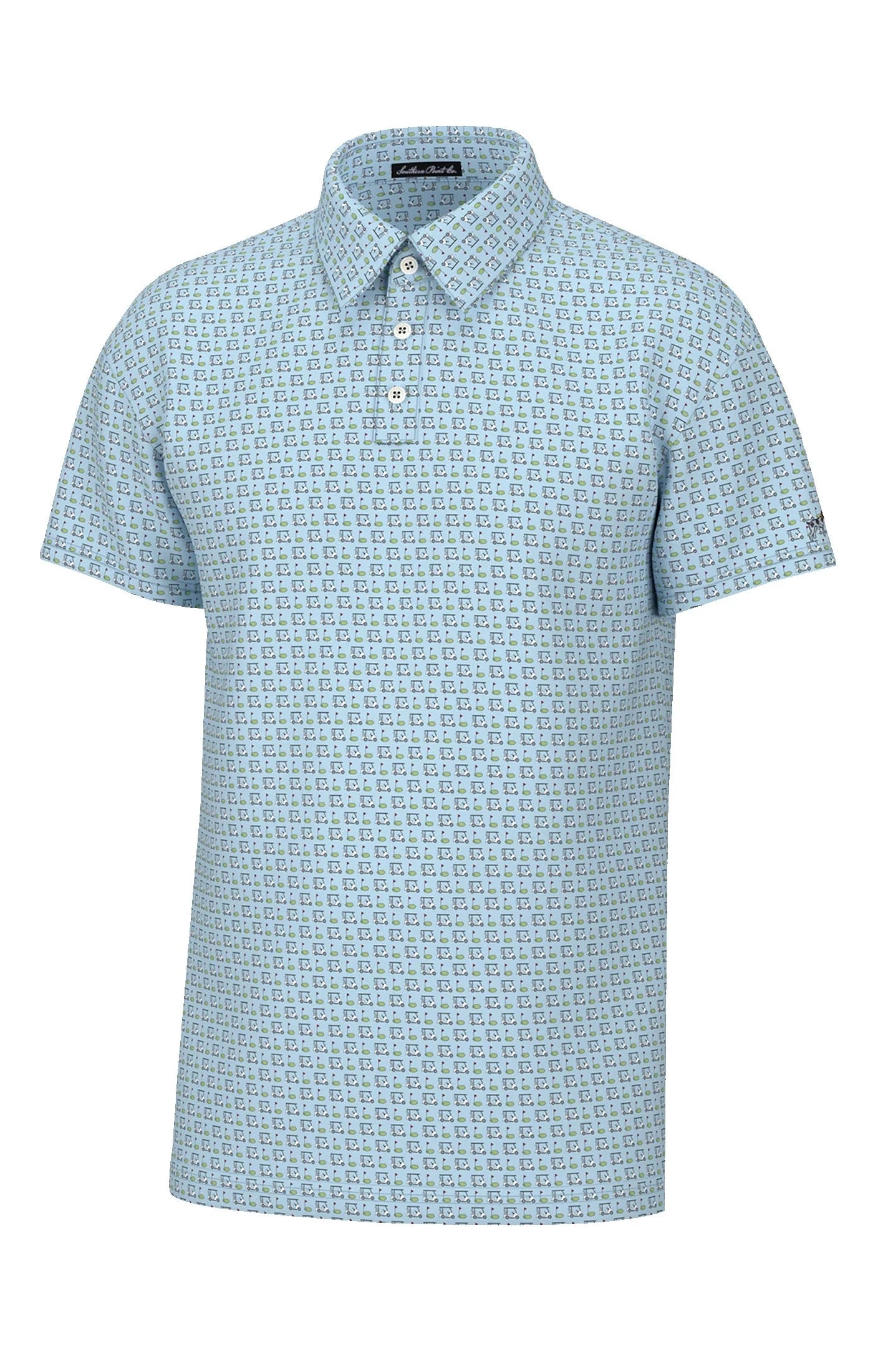 Southern Point Co. Kid's Tops Southern Point Youth Golf Carts Polo || David's Clothing