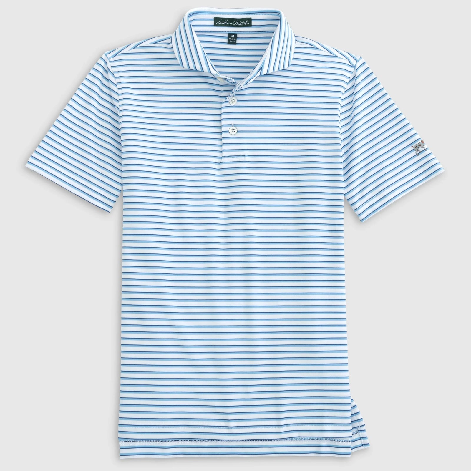 Southern Point Co. Men's Polo Southern Point Coast Stripe Polo || David's Clothing