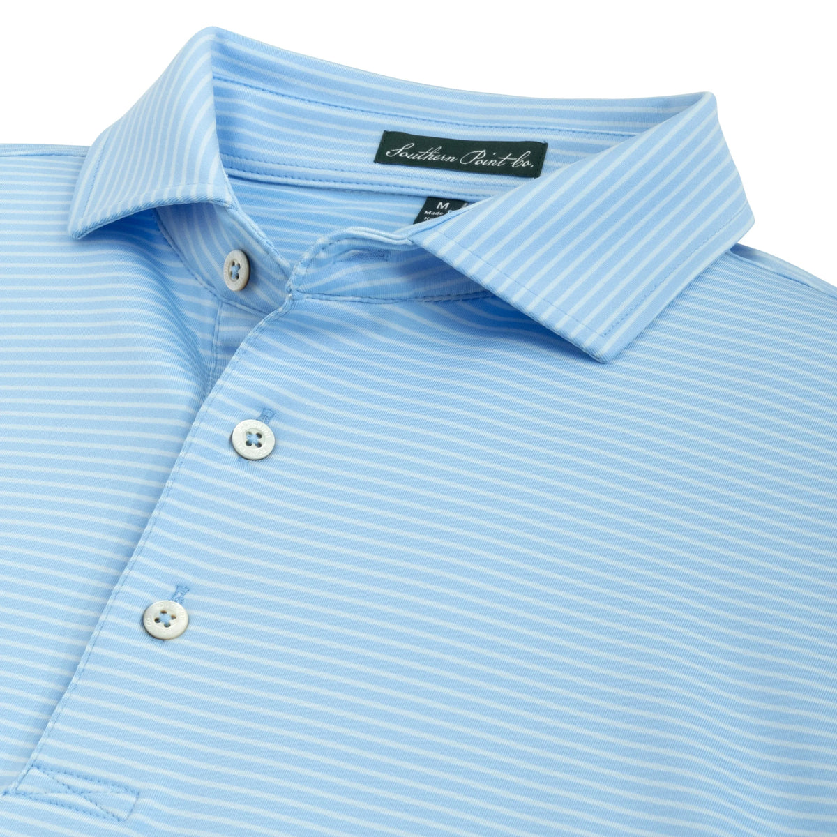 Southern Point Co. Men's Polo Southern Point Dune Stripe Polo || David's Clothing