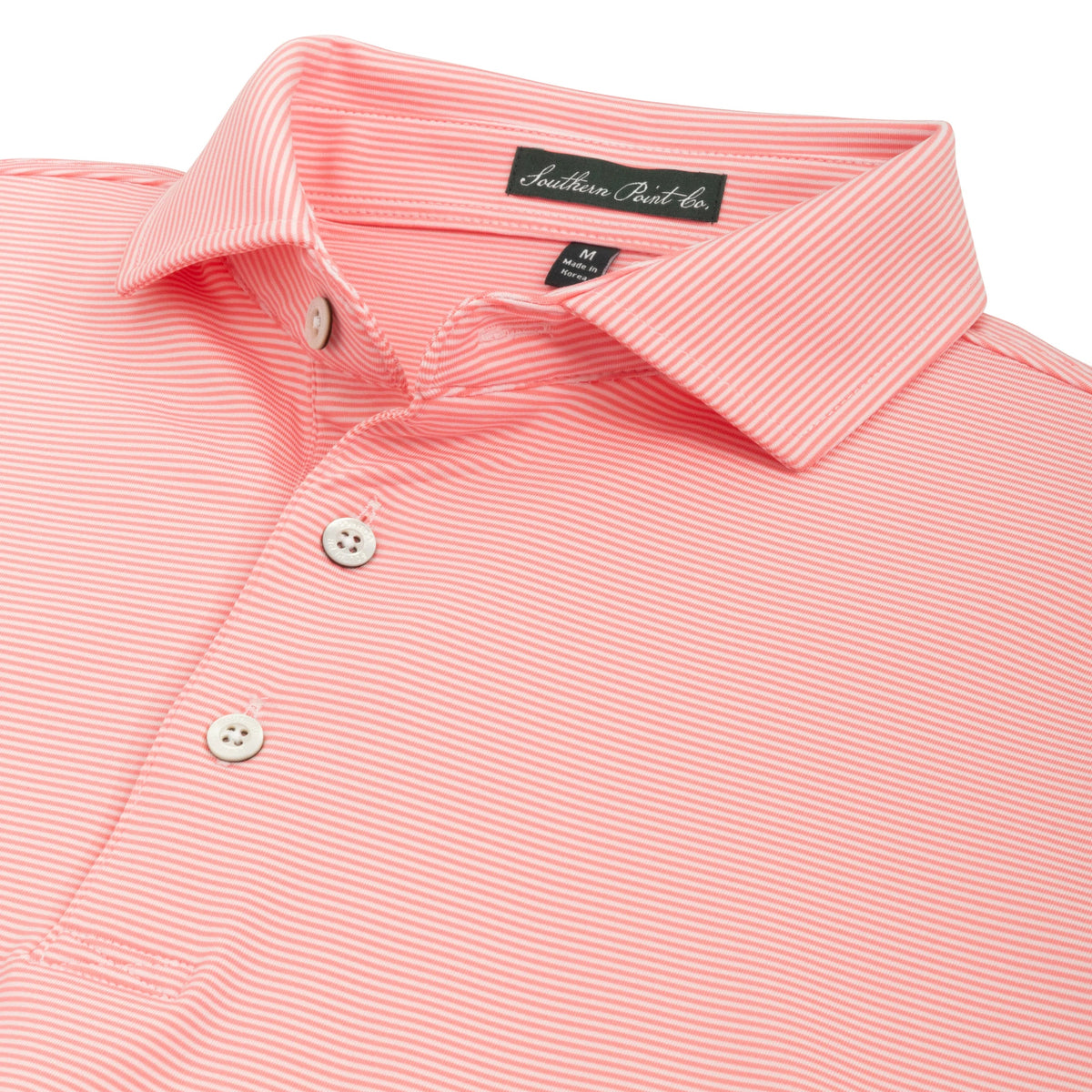 Southern Point Co. Men's Polo Southern Point Hinton Stripe || David's Clothing
