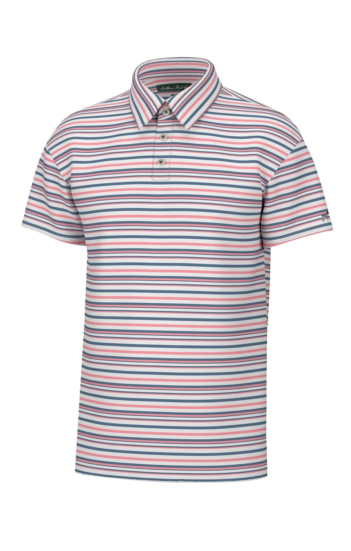 Southern Point Co. Men's Polo Southern Point Valley Stripe Polo || David's Clothing