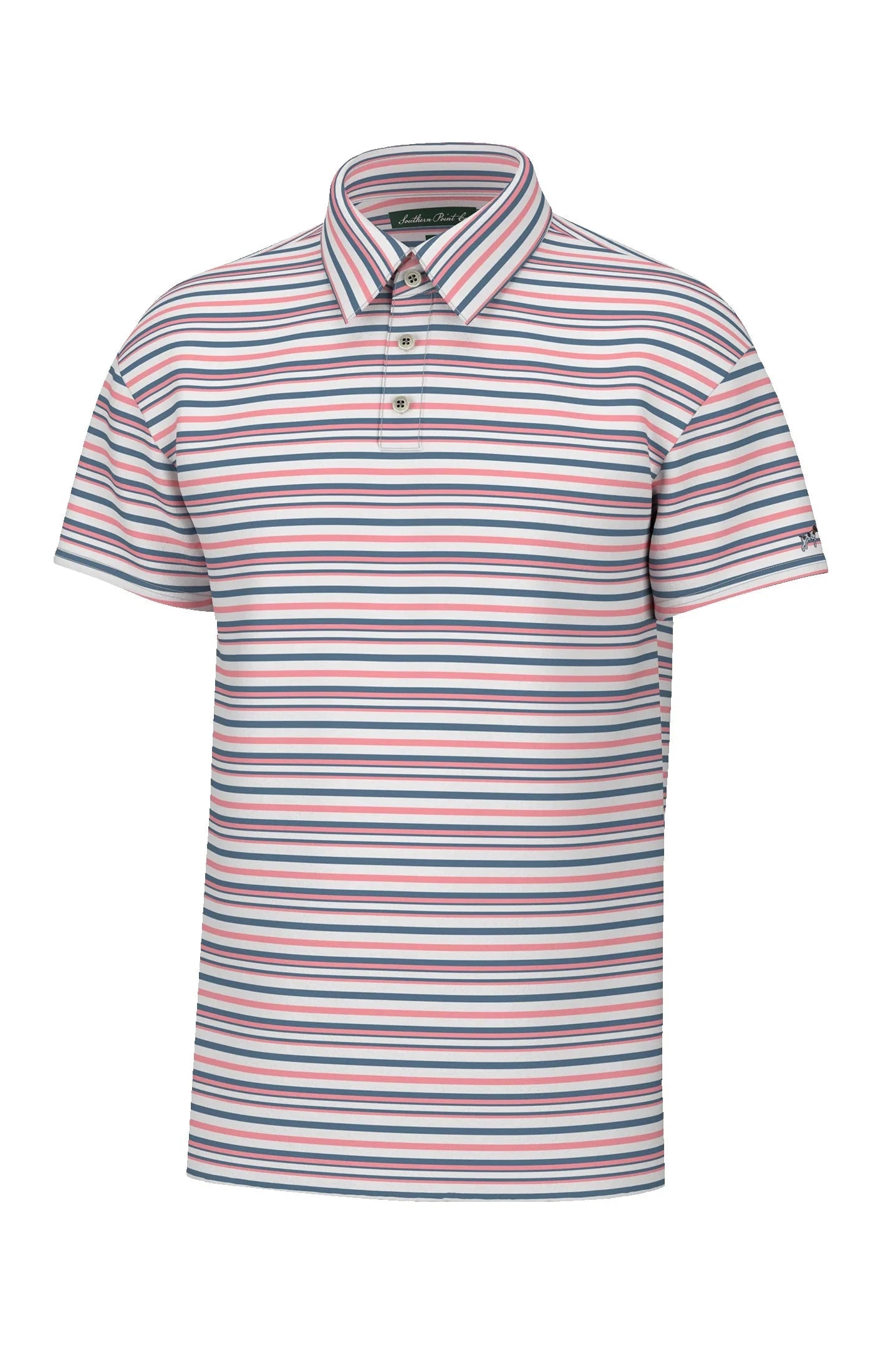 Southern Point Co. Men's Polo Southern Point Valley Stripe Polo || David's Clothing