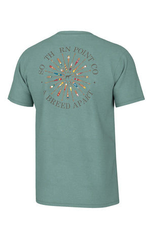 Southern Point Co. Men's Tees Southern Point Boat Paddles Short Sleeve Tee || David's Clothing