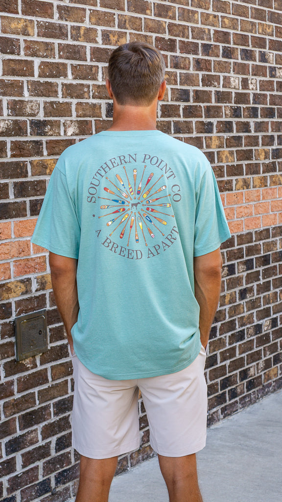 Southern Point Co. Men's Tees Southern Point Boat Paddles Short Sleeve Tee || David's Clothing