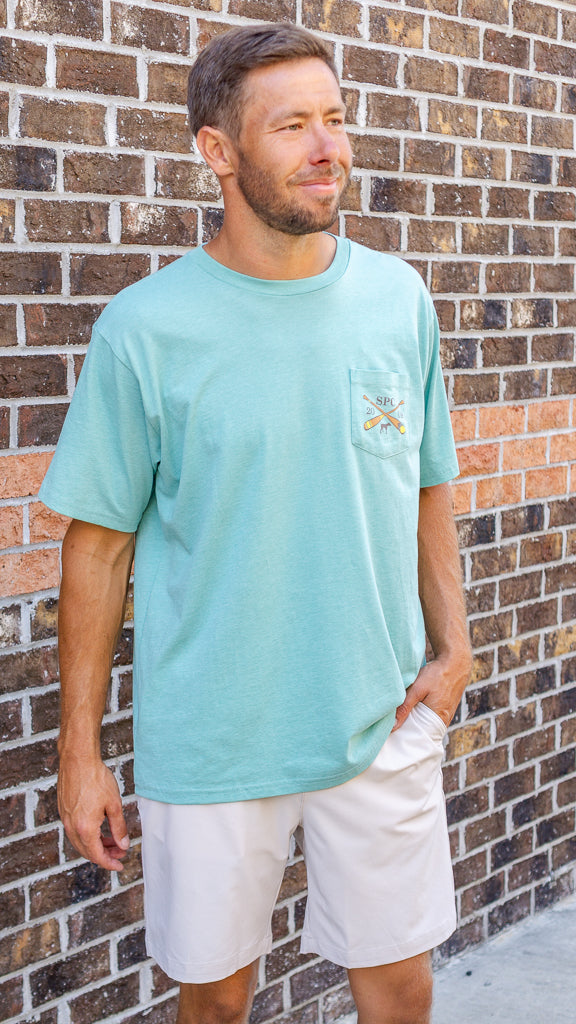 Southern Point Co. Men's Tees Southern Point Boat Paddles Short Sleeve Tee || David's Clothing