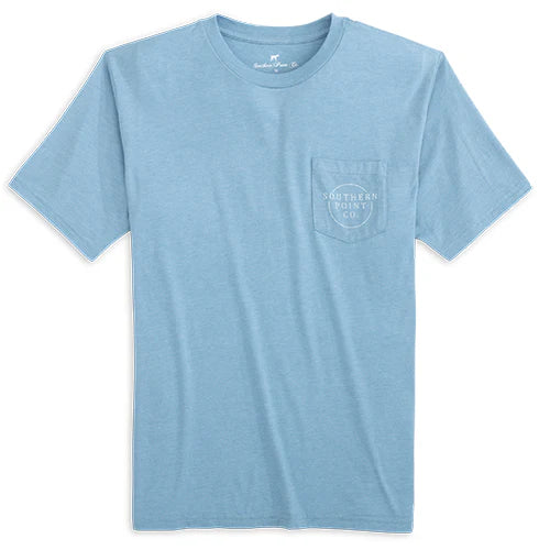 Southern Point Co. Men's Tees Southern Point Vintage Greyton Circle Short Sleeve Tee || David's Clothing