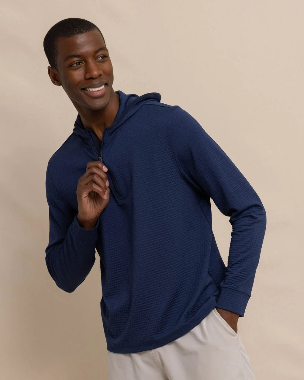 SOUTHERN TIDE Men's Hoodies Southern Tide Scuttle Performance Quarter Zip Hoodie