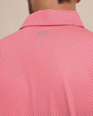 SOUTHERN TIDE Men's Polo Southern Tide Driver Coastal Geo Printed Polo