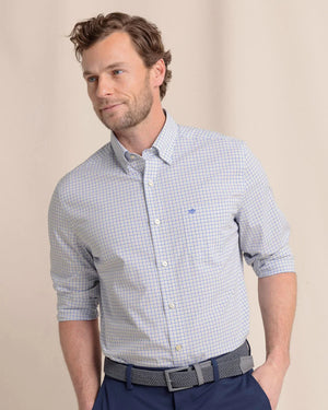 SOUTHERN TIDE Men's Sport Shirt Southern Tide Charleston Balfour Plaid Long Sleeve Sport Shirt