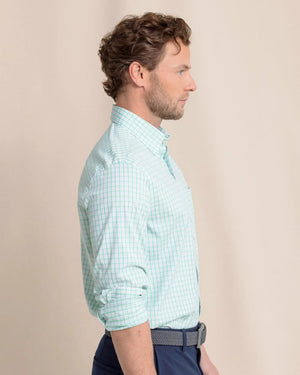 SOUTHERN TIDE Men's Sport Shirt Southern Tide Charleston Broad Creek Plaid Long Sleeve Sport Shirt || David's Clothing