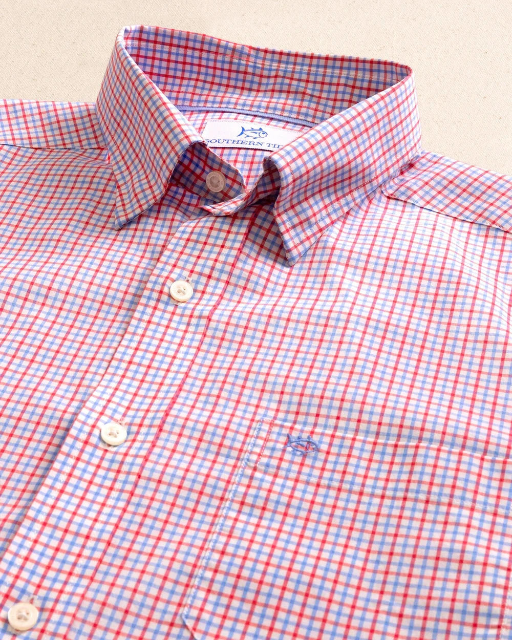SOUTHERN TIDE Men's Sport Shirt Southern Tide Charleston Summerton Plaid Sport Shirt