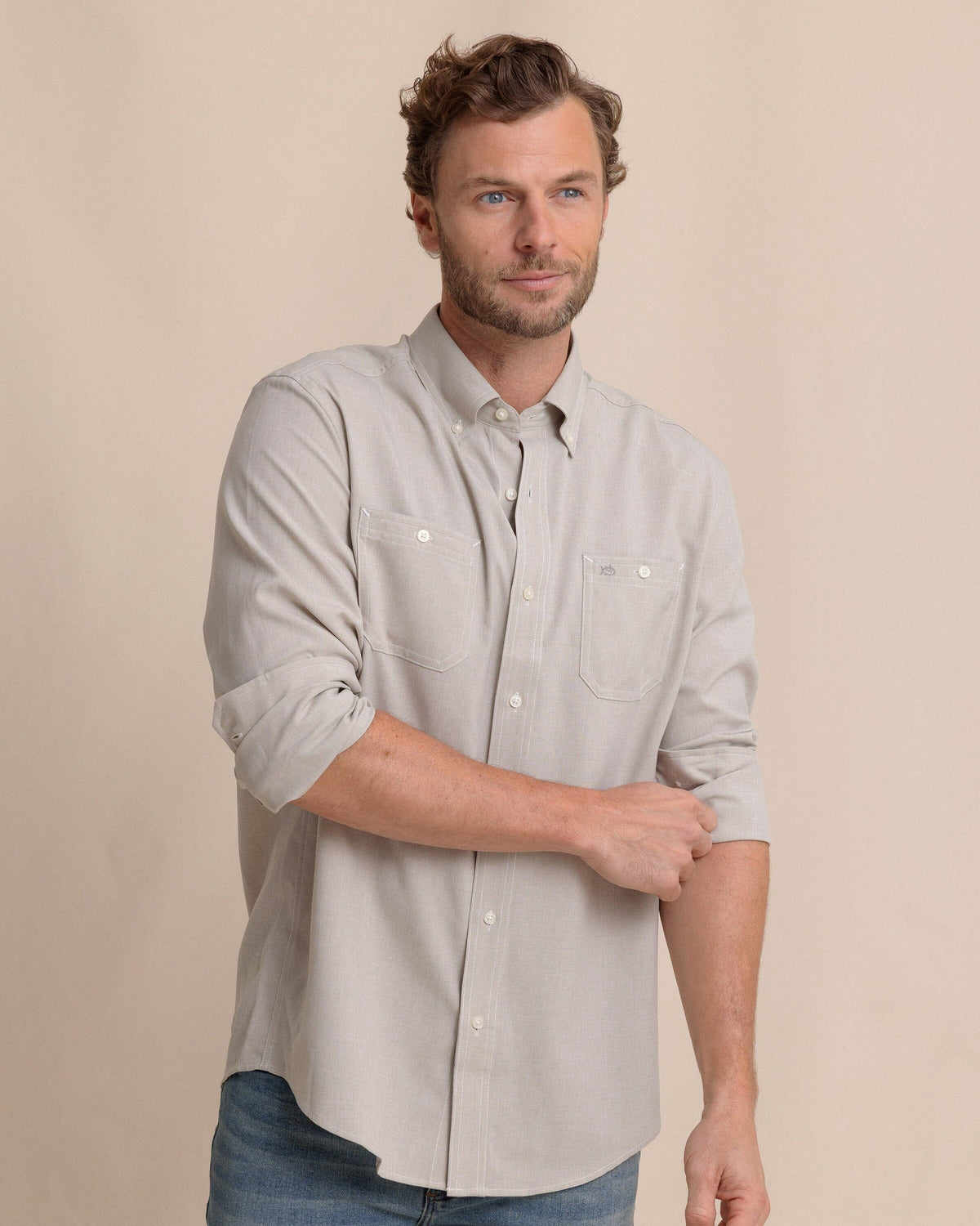 SOUTHERN TIDE Men's Sport Shirt Southern Tide Southern Tide Dock Shirt