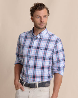 SOUTHERN TIDE Men's Sport Shirt Southern Tide Willowbrook Plaid Intercoastal Sport Shirt