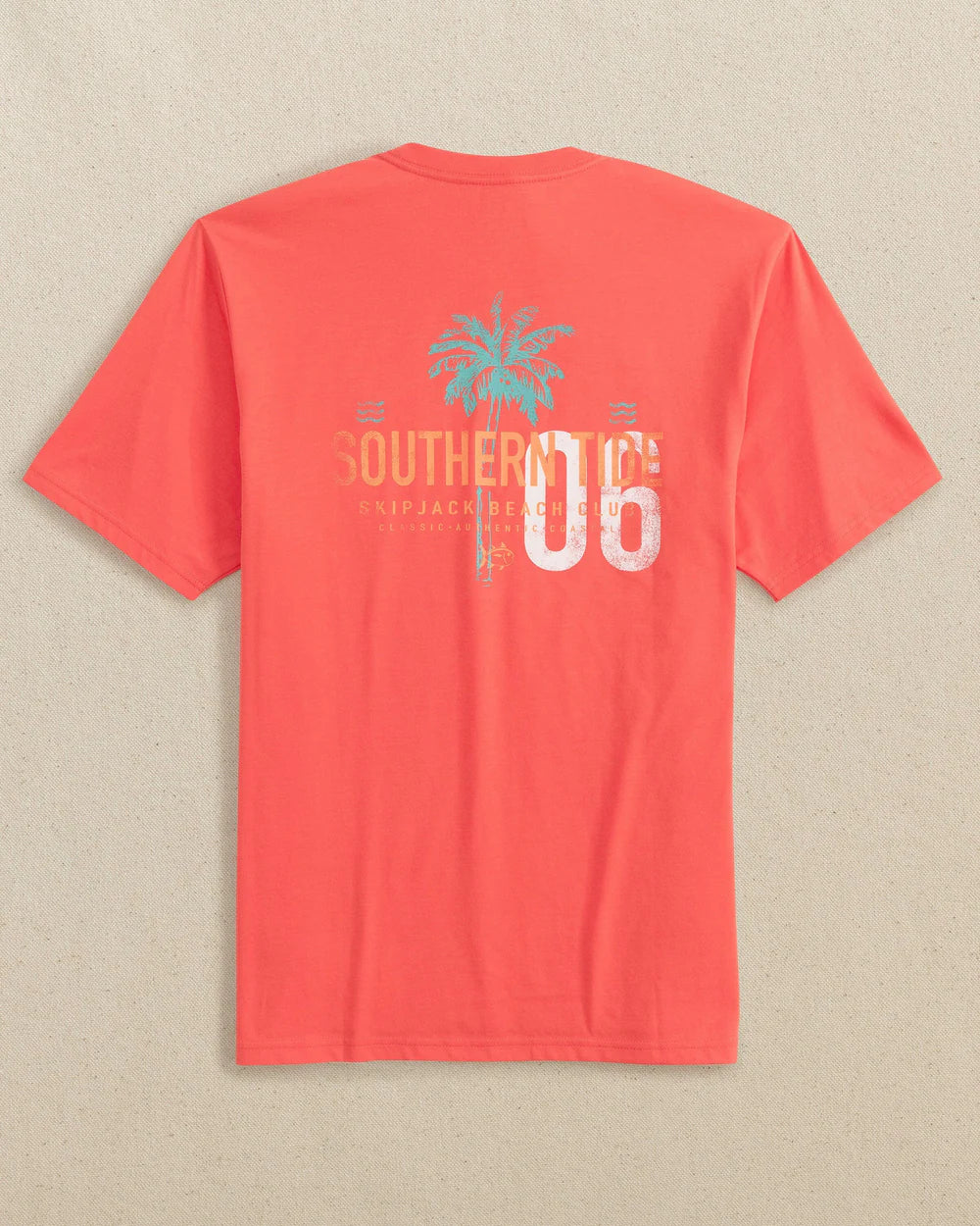 SOUTHERN TIDE Men's Tees Southern Tide Palm Beach Club Short Sleeve T-Shirt || David's Clothing