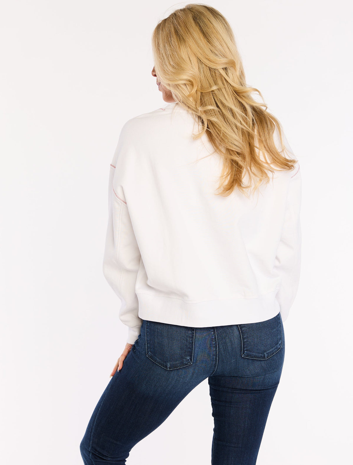 STEWART SIMMONS Women's Sweatshirt Stewart Simmons Georgia The Embroidered Sweatshirt || David's Clothing