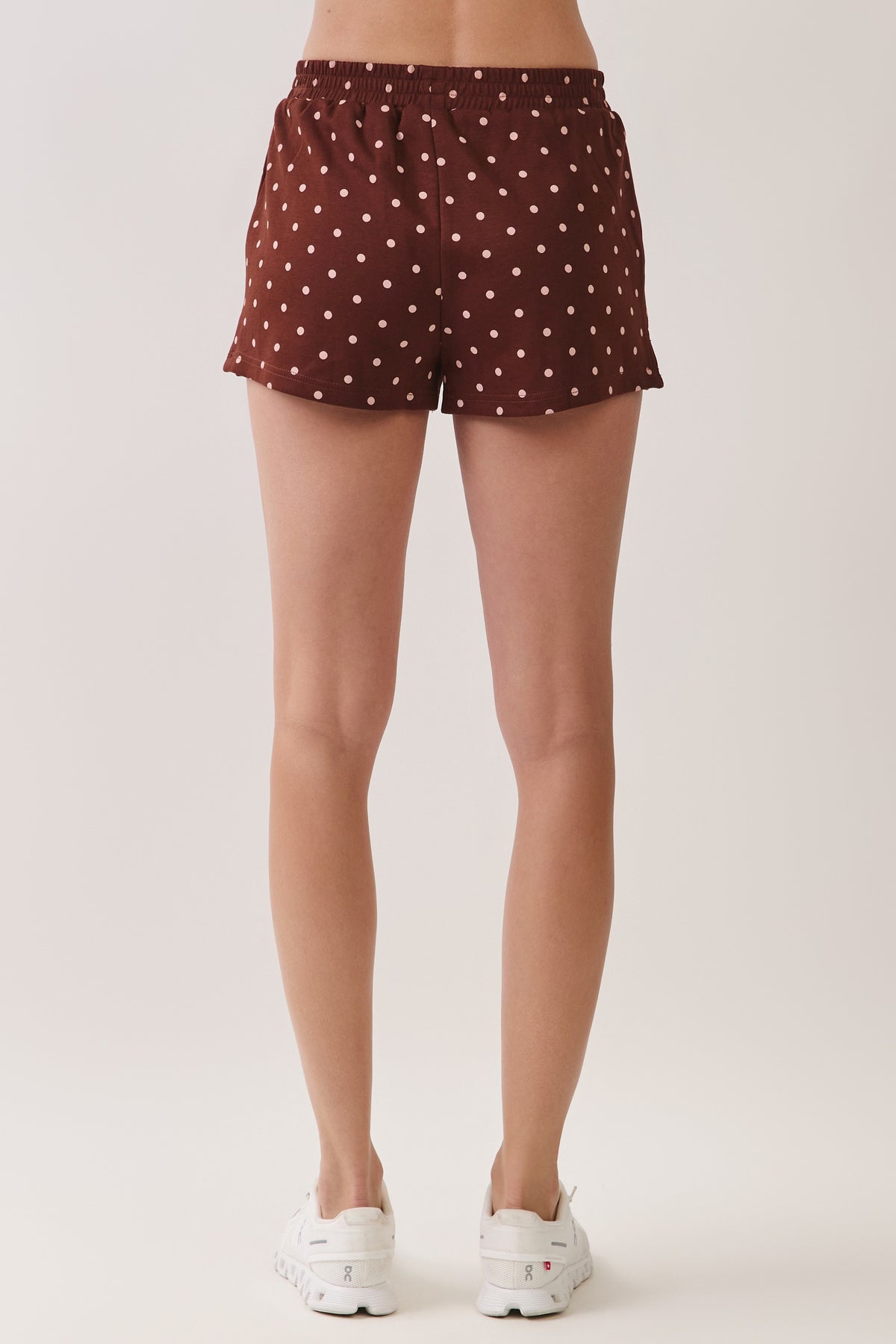 TCEC Women's Shorts Polka Dot Elastic Waistband Athletic Shorts