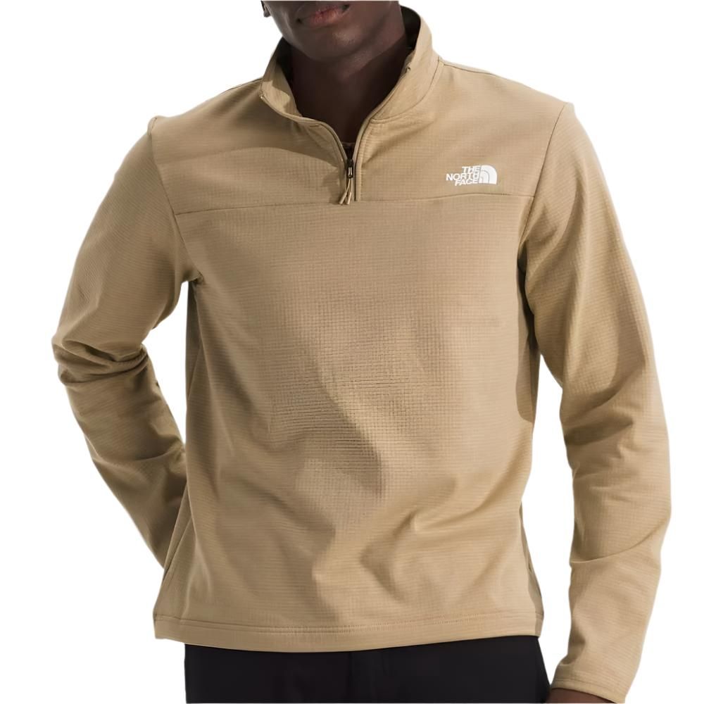THE NORTH FACE Mens Jackets KHAKI STONE / M North Face Men’s Cedar Trail Grid Fleece ¼-Zip NF0A8AZELK5