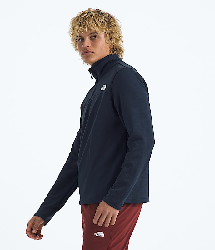 THE NORTH FACE Mens Jackets North Face Men’s Cedar Trail Grid Fleece ¼-Zip