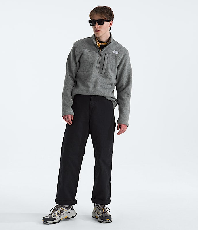 THE NORTH FACE Mens Jackets MED GREY HEA / S North Face Men’s Gordon Lyons ¼-Zip NF0A8EX2DYY