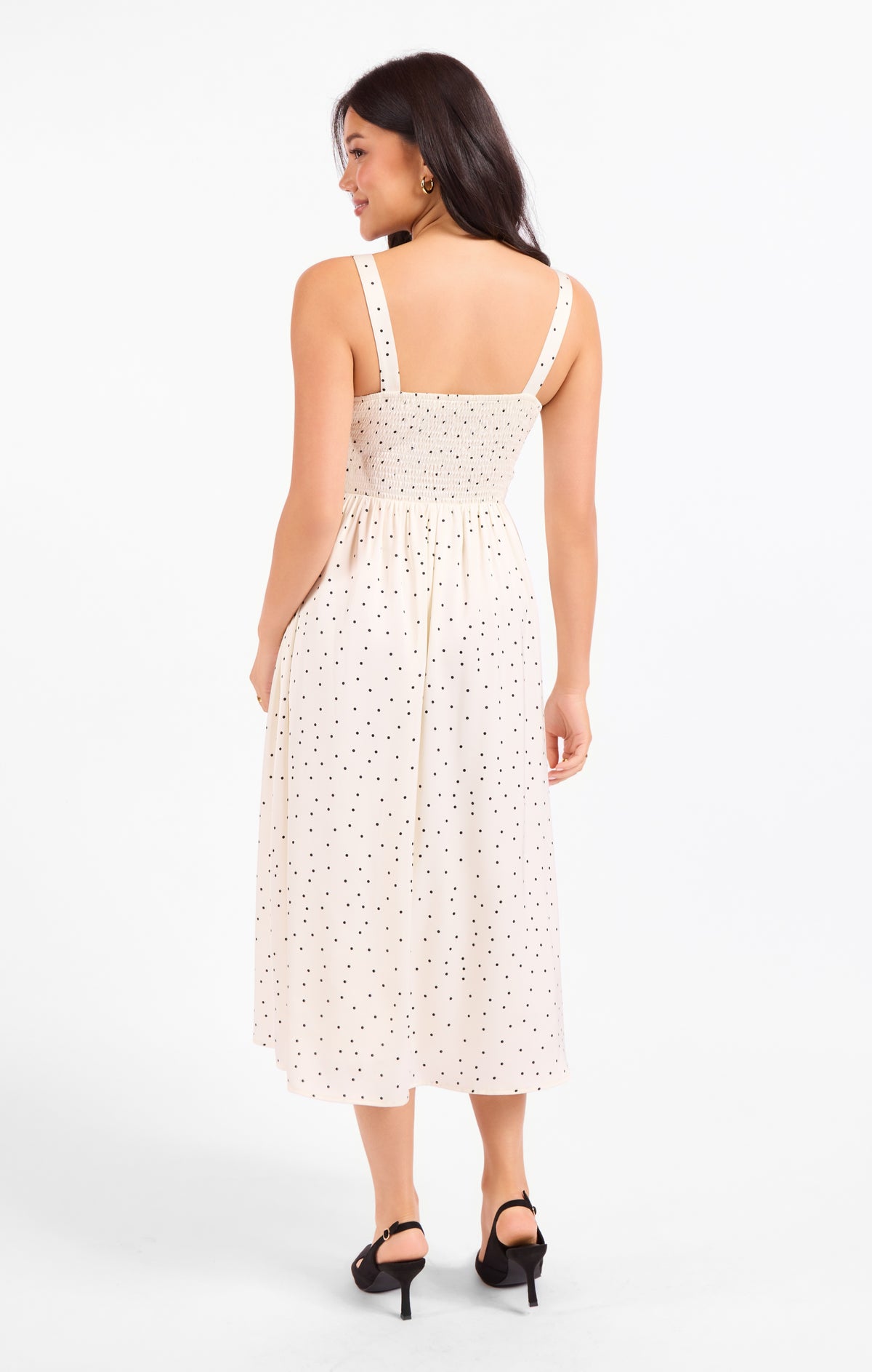 Sadie And Sage Letters Home Polka Dot Midi Dress