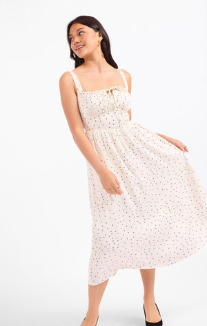 Sadie And Sage Letters Home Polka Dot Midi Dress