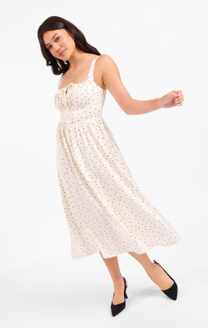 Sadie And Sage Letters Home Polka Dot Midi Dress