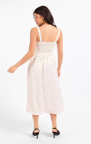 Sadie And Sage Letters Home Polka Dot Midi Dress