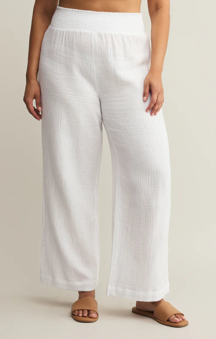 Z SUPPLY Women's Pants Z Supply Cassidy Full Length Gauze Pant || David's Clothing