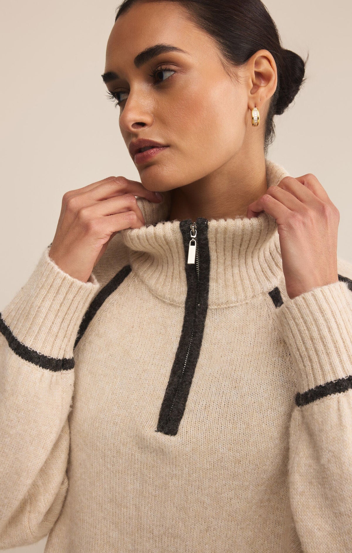 Z SUPPLY Women's Sweaters Z Supply Alps Half Zip Sweater || David's Clothing