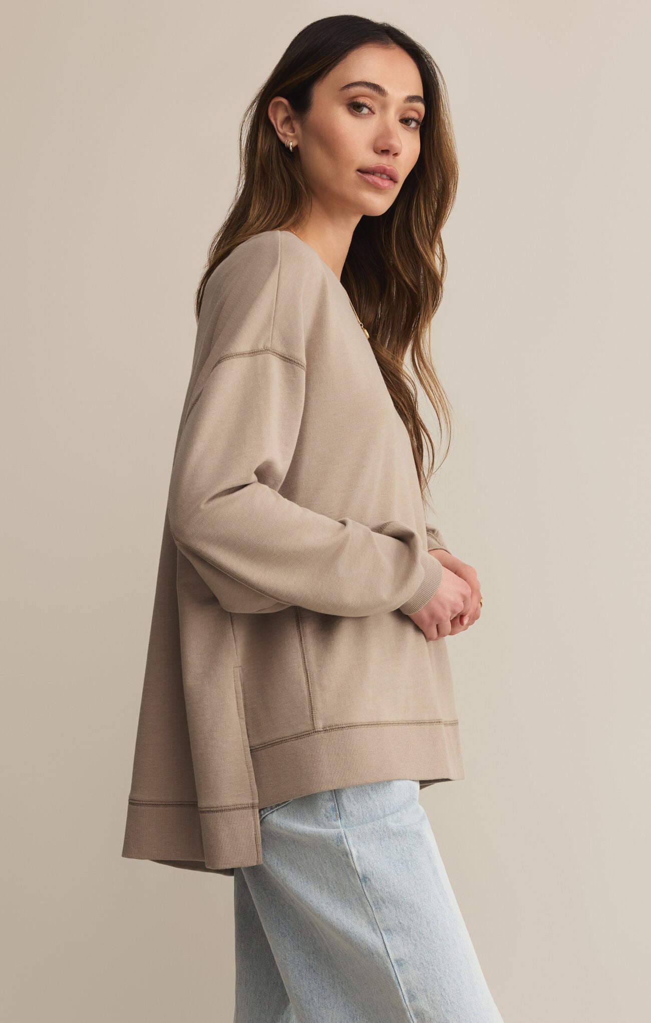 Z SUPPLY Women's Sweatshirt Z Supply Modern Weekender || David's Clothing