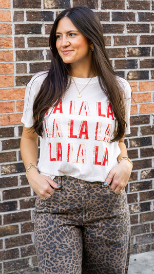 Z SUPPLY Women's Tee Z Supply Falalala Boyfriend Tee