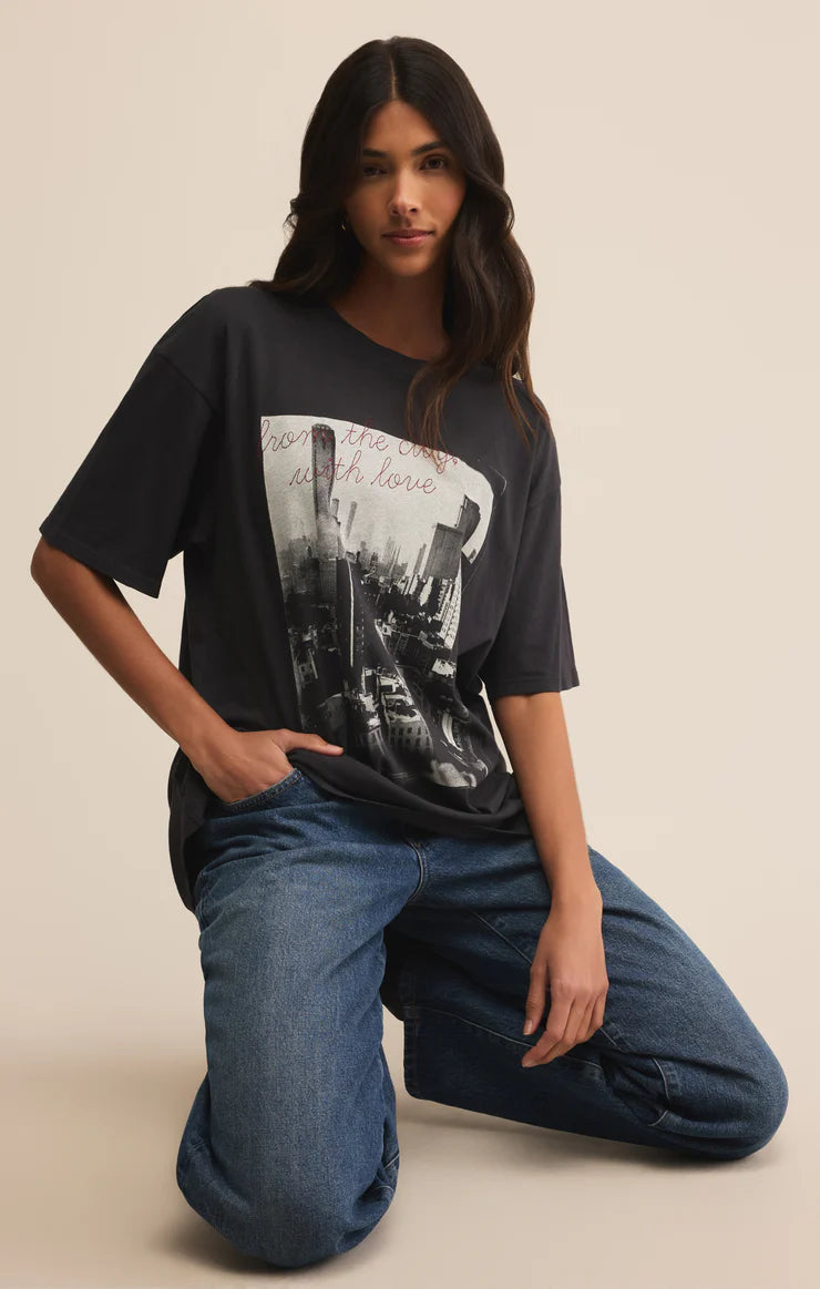 Z SUPPLY Women's Top Z Supply Big Apple City Tee || David's Clothing