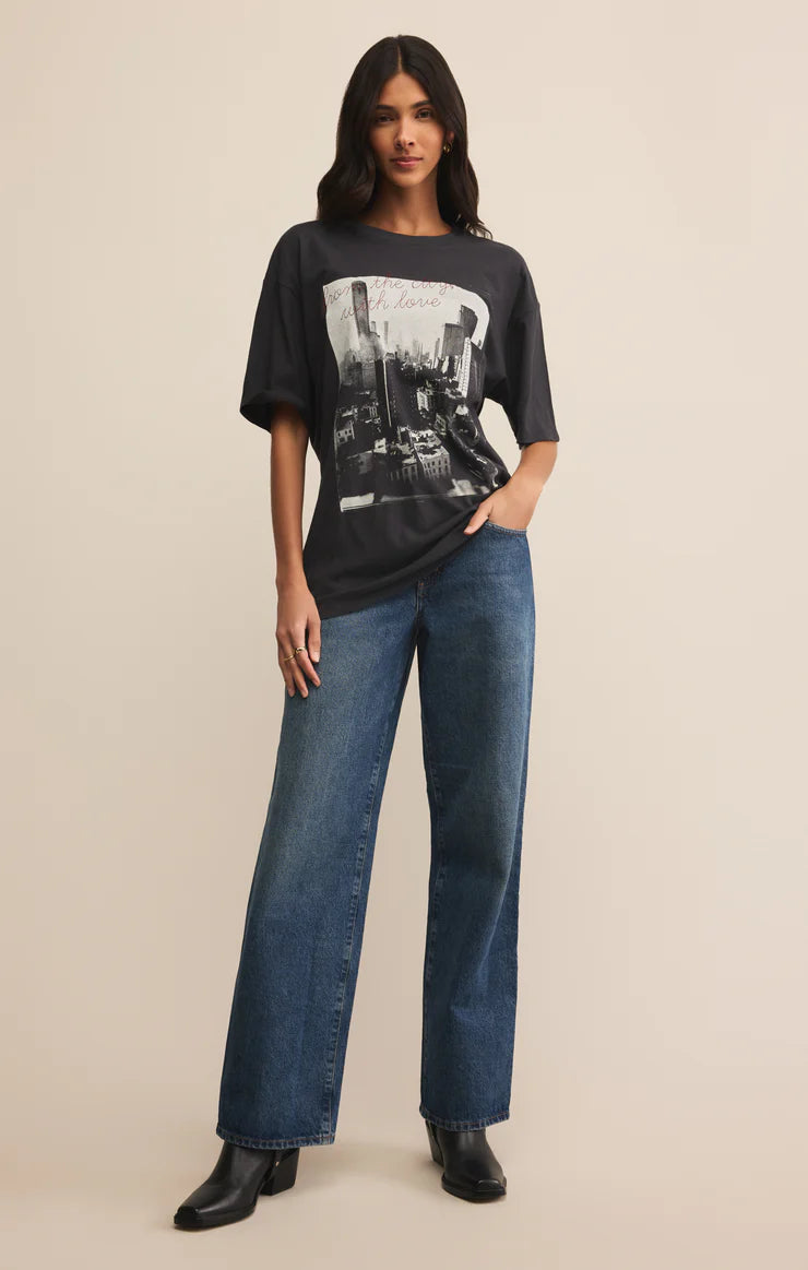 Z SUPPLY Women's Top Z Supply Big Apple City Tee || David's Clothing