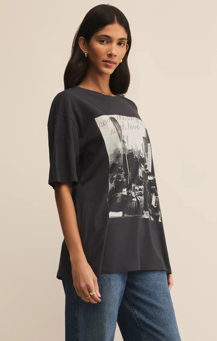 Z SUPPLY Women's Top Z Supply Big Apple City Tee || David's Clothing