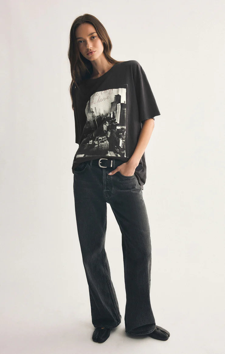Z SUPPLY Women's Top Z Supply Big Apple City Tee || David's Clothing