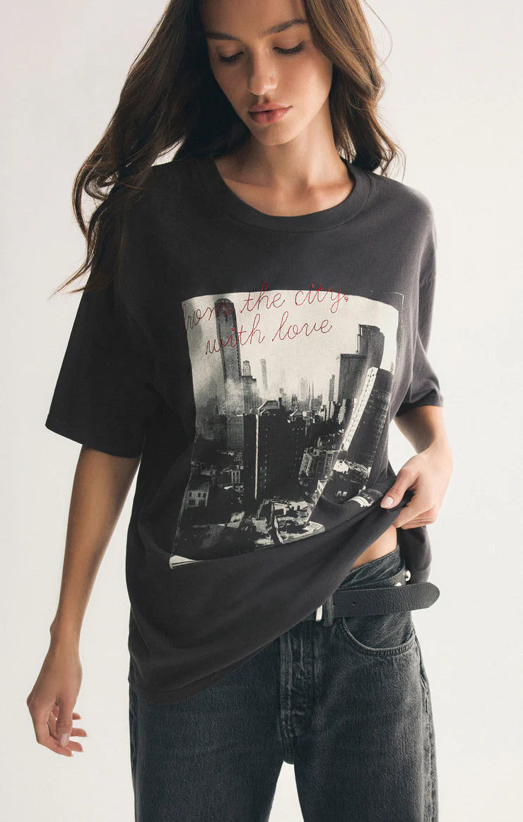 Z SUPPLY Women's Top Z Supply Big Apple City Tee || David's Clothing