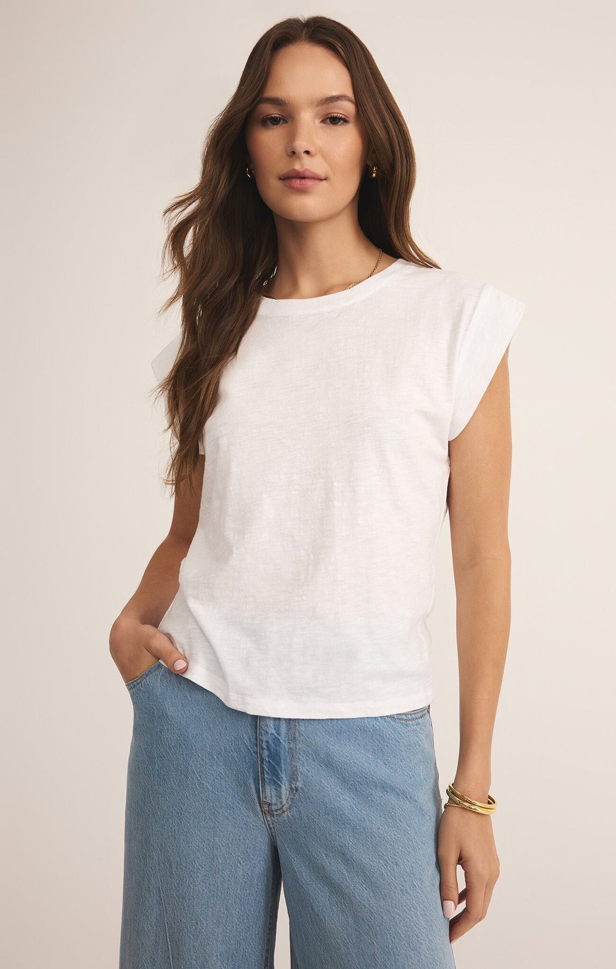 Z SUPPLY Women's Top Z Supply Camino Slub Top || David's Clothing