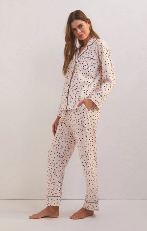 Z SUPPLY Women's Top Z Supply Dreamer Star Pj Set || David's Clothing