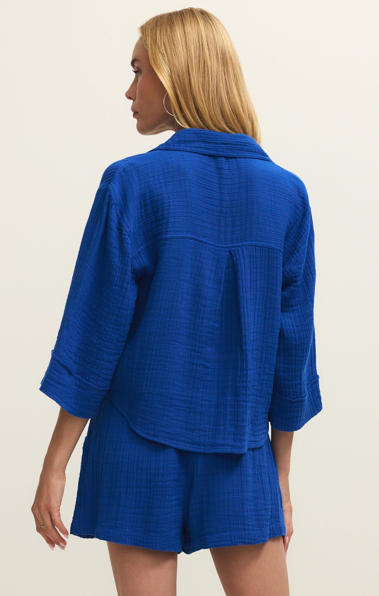 Z SUPPLY Women's Top Z Supply Helena Airy Gauze Button Up