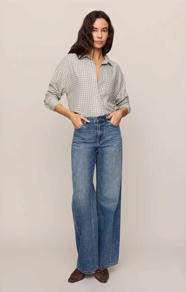 Z SUPPLY Women's Top Z Supply River Plaid Button Up