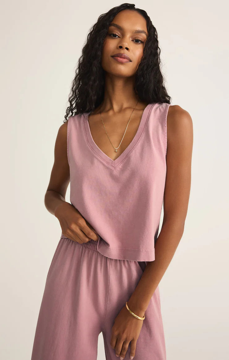 Z SUPPLY Women's Top Z Supply Sloane V-Neck Top || David's Clothing